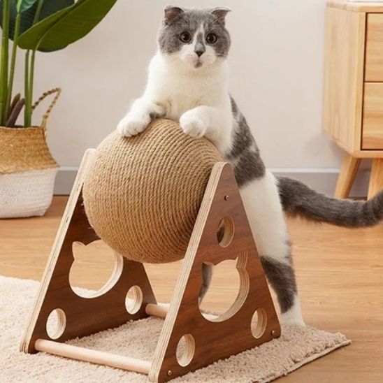 Boule griffoir pour chat La Patte Velue