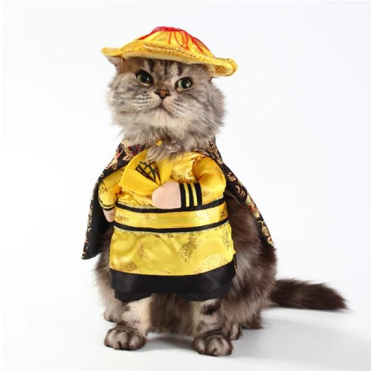 Costume pour chat L'empereur La Patte Velue 1