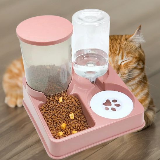 Distributeur Croquettes et Eau 2-en-1 La Patte Velue 2