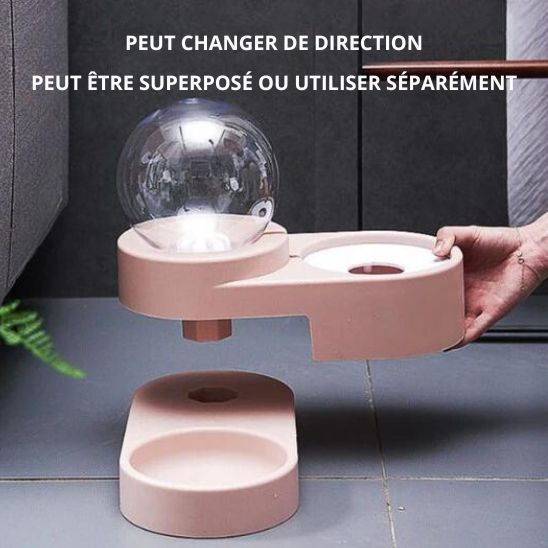 Distributeur Eau Chat 2 en 1 La Patte Velue 3