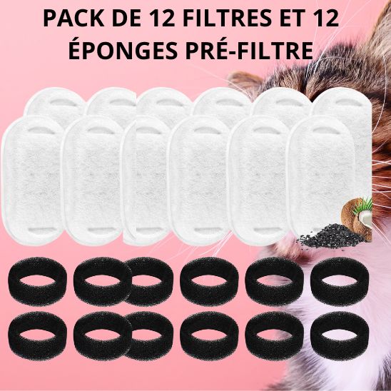 Filtre Fontaine Eau Chat La Patte Velue 1
