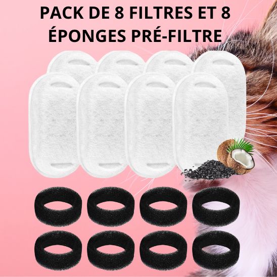 Filtre Fontaine Eau Chat La Patte Velue 2