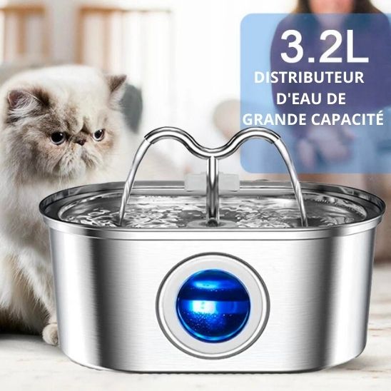 Fontaine à eau 3,2 L pour chats La Patte Velue 1