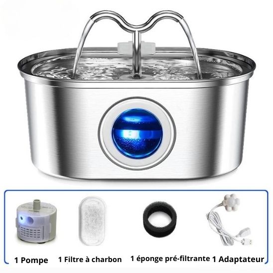 Fontaine à eau 3,2 L pour chats La Patte Velue 3