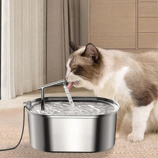 Fontaine eau chat avec filtre La Patte Velue 1