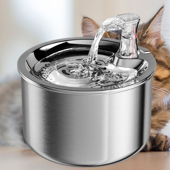 Fontaine inox chat 2L La Patte Velue 4