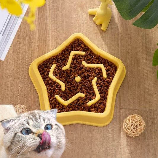Gamelle Anti Glouton Chat Étoile La Patte Velue 1