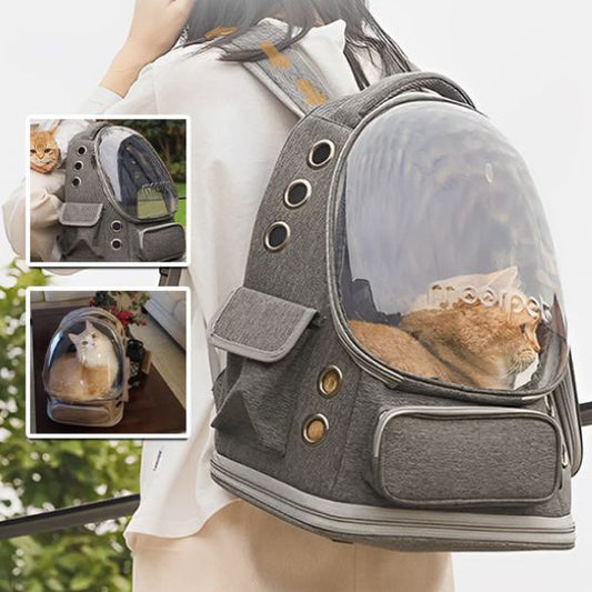 Sac a Dos pour Chat avec Hublot La Patte Velue 1