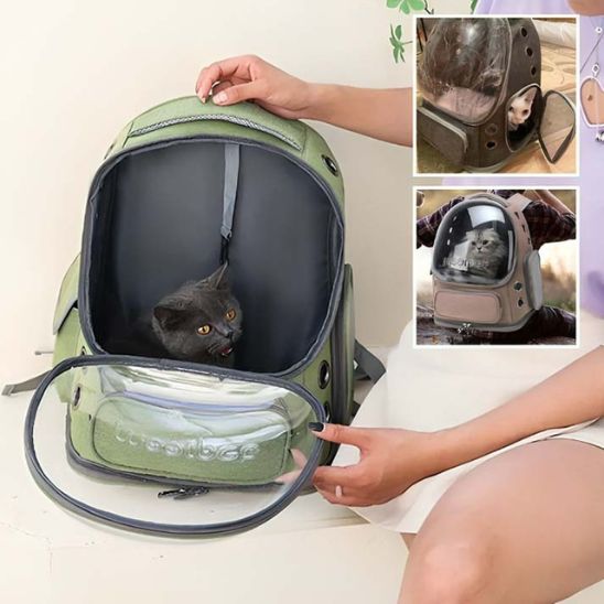 Sac a Dos pour Chat avec Hublot La Patte Velue 6