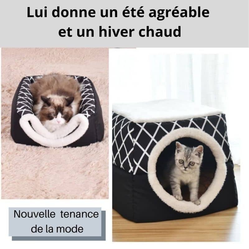 COCOON™ | 2 en 1 Lit-Niche pour les 4 saisons du chat
