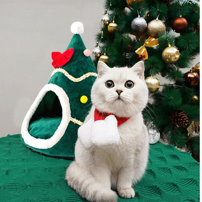 Cabane chat sapin de Noel La Patte Velue 2