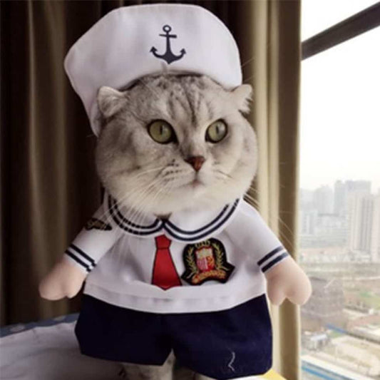 Costume pour chat marin La Patte Velue 1