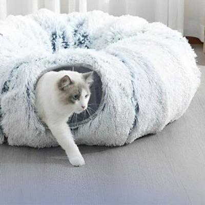 Coussin chat tunnel 2 en 1 La Patte Velue