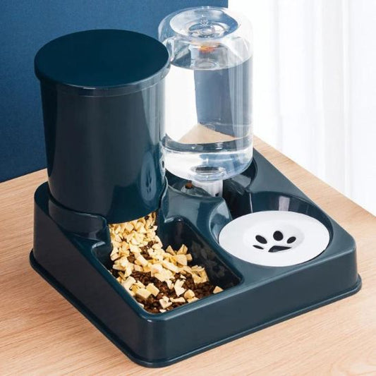 Distributeur Croquettes et Eau 2-en-1 La Patte Velue 1
