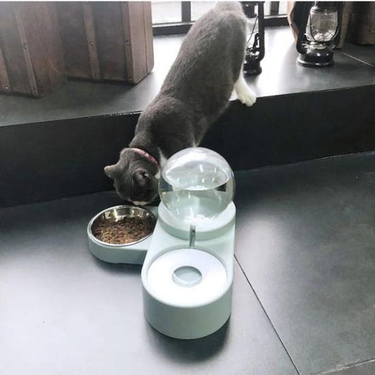 Distributeur Eau Chat 2 en 1 La Patte Velue