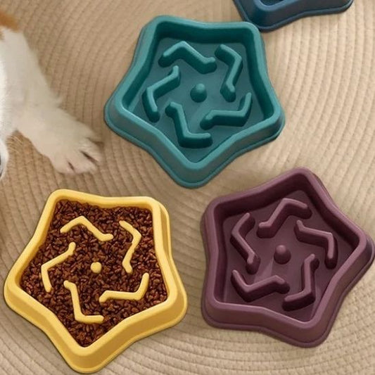 Gamelle Anti Glouton Chat Étoile La Patte Velue