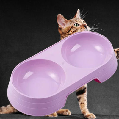 Gamelle Chat Double Bol La Patte Velue 2