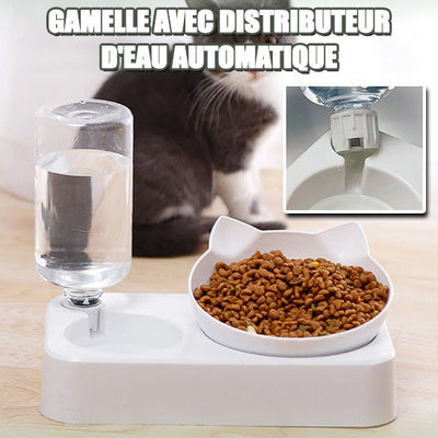 Gamelle chat 2 en 1 La Patte Velue 2