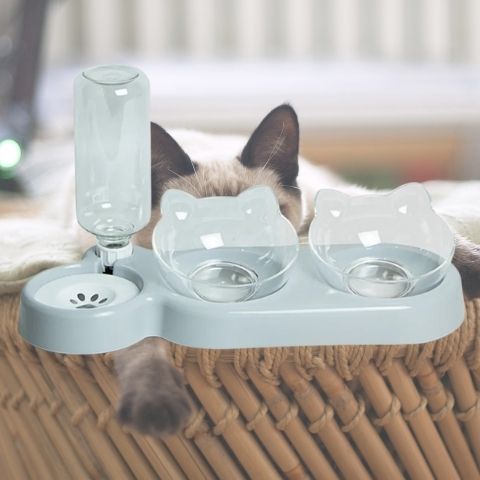 Gamelle chat triple La Patte Velue 3