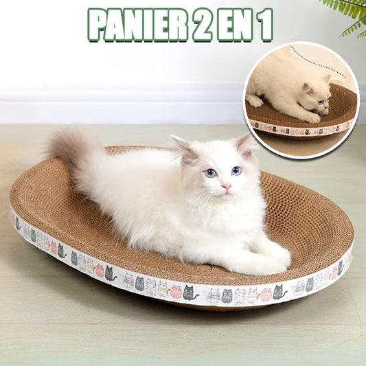 Panier 2 en 1 pour Chat La Patte Velue
