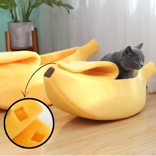 Panier pour chat semi-fermé ultra réconfortant
