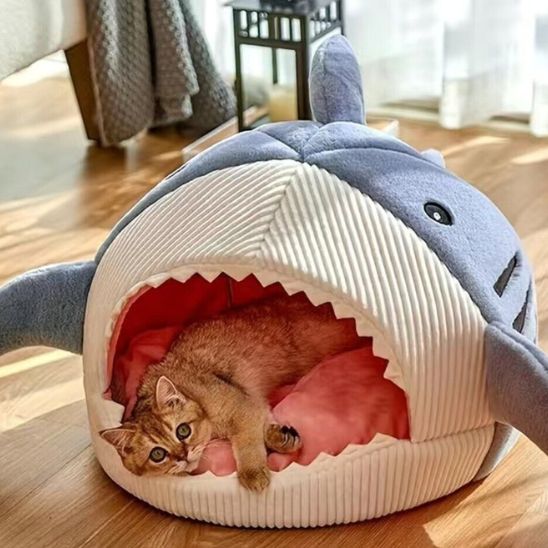 Panier requin pour chat La Patte Velue