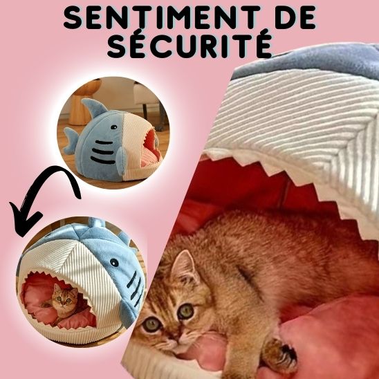 Panier requin pour chat La Patte Velue 2