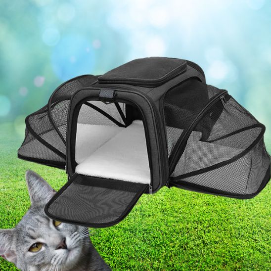 Sac Transport Chat Extensible La Patte Velue