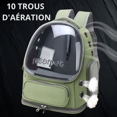 Sac a Dos pour Chat avec Hublot La Patte Velue 5