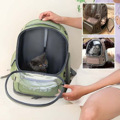 Sac a Dos pour Chat avec Hublot La Patte Velue 6