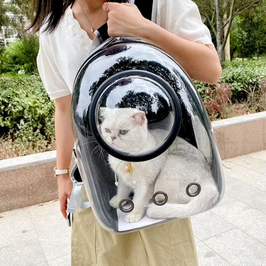 Sac a dos chat hublot La Patte Velue