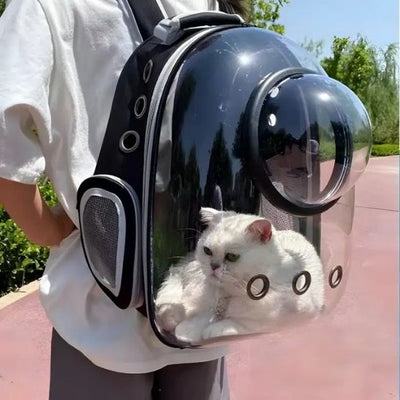 Sac a dos chat hublot La Patte Velue
