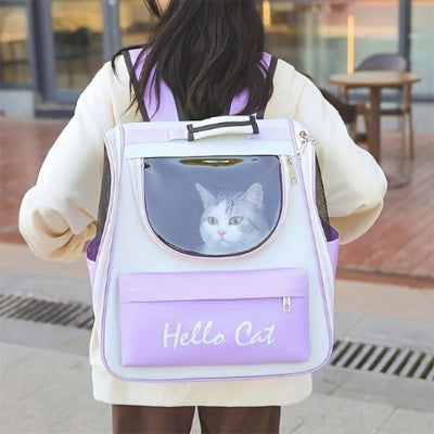 Sac a dos respirant pour chat La Patte Velue 2
