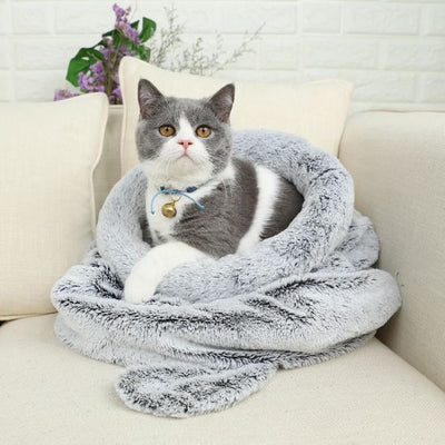Sac couchage chat moelleux apaisant La Patte Velue