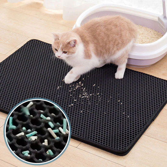Tapis Litière Chat |  Intérieur Propre et Sans Tracas