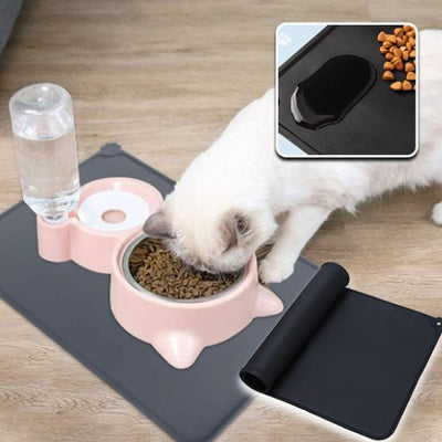 Tapis Gamelle Chat La Patte Velue 1
